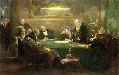 The Meeting of the Board of Directors by Ferdinand Brutt